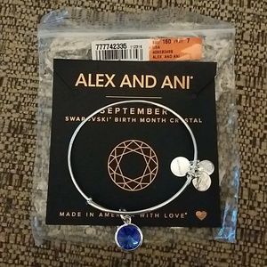 New Alex and Ani September Swarovski Bracelet